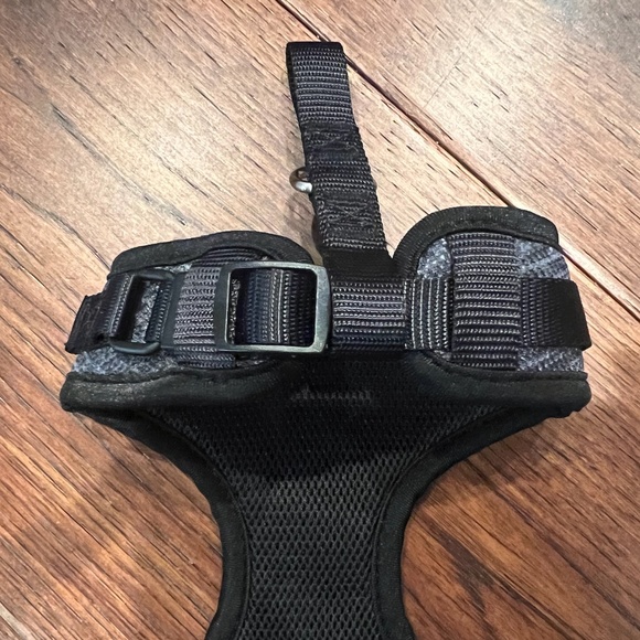 DARK GREY PUPPY DOG VEST HARNESS FOR SMALL BREEDS - Picture 5 of 6